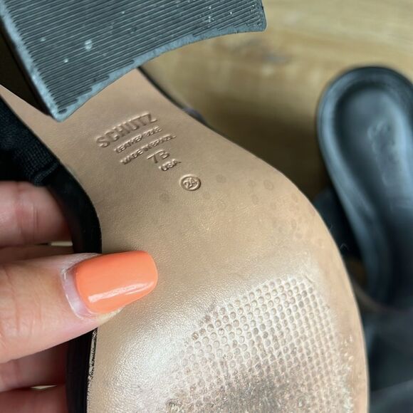 SCHUTZ • Victorie High Block Heel in Black - Picture 10 of 10